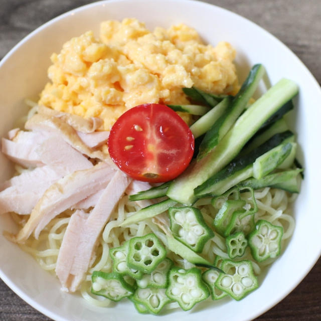 昨日の朝ごはんとダイエット弁当は夏先取り？冷やし中華始めました＼(^o^)／