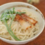 クレソンとちくわの天ぷらうどん