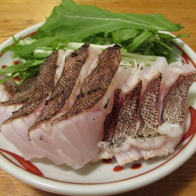 旨魚料理 マハタの炙り刺身 By まるかつさん レシピブログ 料理ブログのレシピ満載