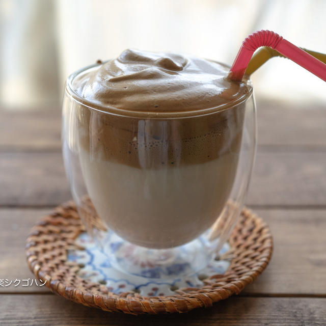 ダルゴナコーヒー作ってみた♪