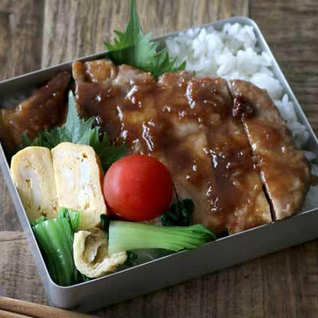 少ない調味料で簡単おかず！？カンタン酢でポークステーキ弁当