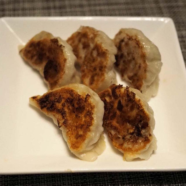 銀鱈の煮付けと餃子