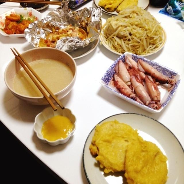 豪勢な晩酌