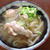 今朝は「鶏の水炊きの〆風うどん」