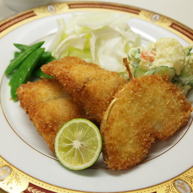 さごしと玉葱のフライ