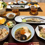 秋刀魚の干物と肉豆腐♪