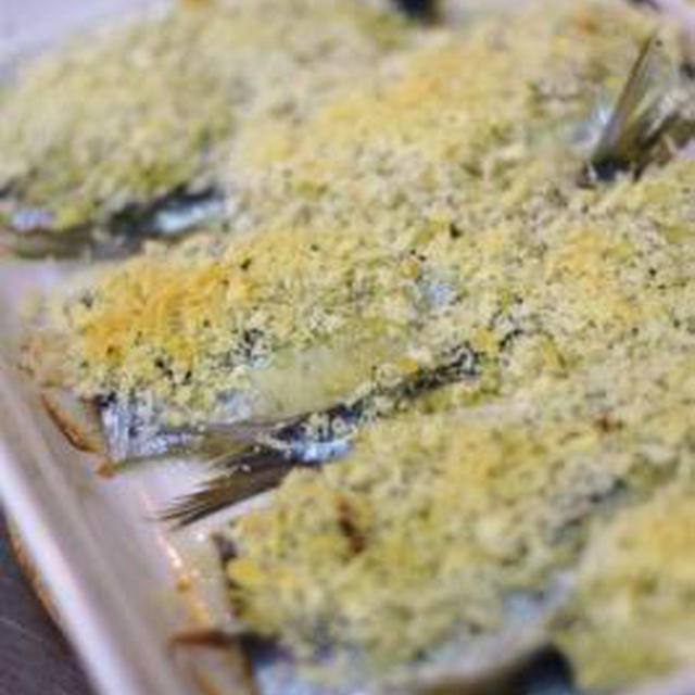 いわしの塩麹パン粉焼き