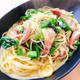 ホッキ貝と菜の花のクリームパスタ