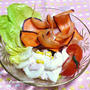 プレミア野菜ソムリエ便でいただいた「紫・パープルスティック系の人参」のサラダ