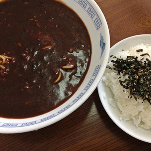 今日の「炸醤麺＆ライス」は控えめ？