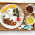 【離乳食完了期】ハロウィンプレート♡ミートソースご飯&かぼちゃのポタージュ