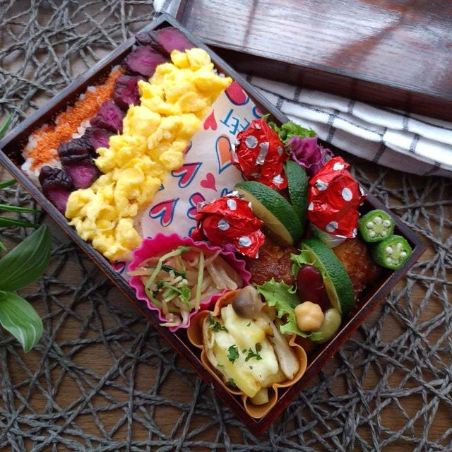 毎回大変と思うけれど...な弁当。