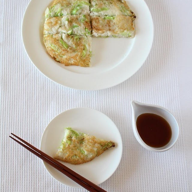 レシピ【老化防止に期待！！外サク中もっちり♪大和芋のお好み焼き風】＆つくレポお礼♪