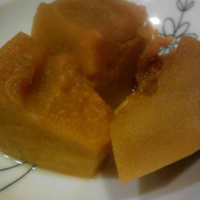 『電子レンジでかぼちゃの煮物』