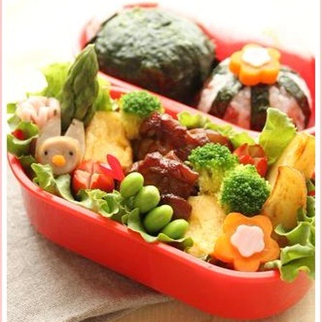 うれしい遠足のお弁当✿でもね・・＾＾