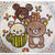 クマだらけのイラストケーキ、そして作り方