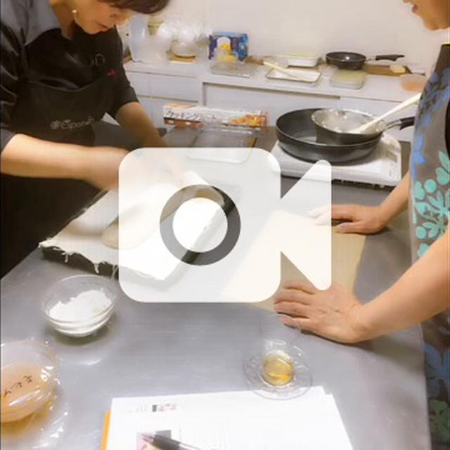 桃のパルフェ、パンとお料理、プライベートレッスン