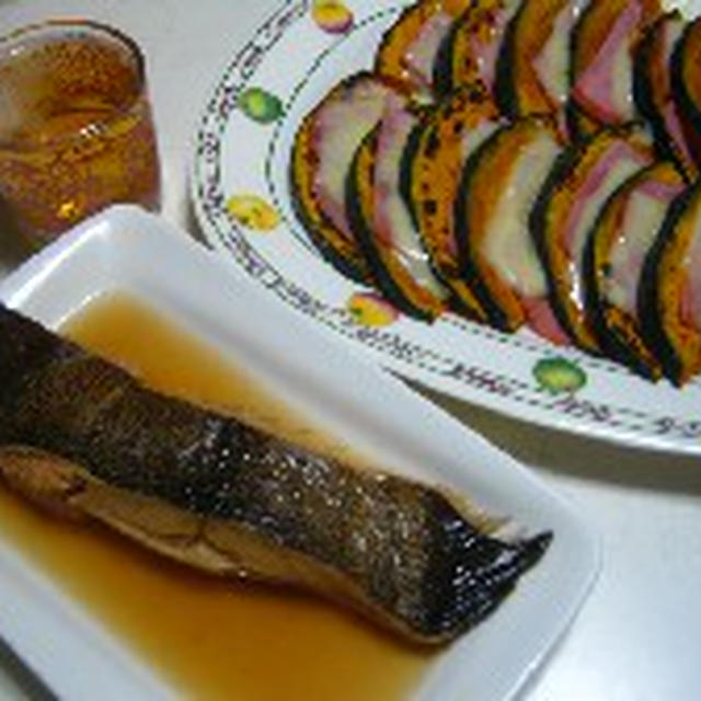 カボチャチーズサンド・カレー煮付け