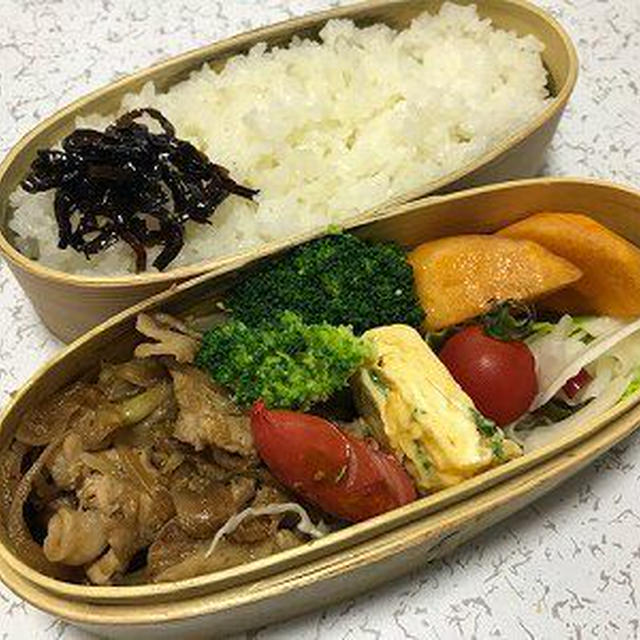 豚生姜焼き弁当