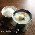 生姜たっぷり豆腐団子の粕汁で風邪対策 by nickyさん
