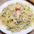 牡蠣と舞茸のラグーソース風パスタ
