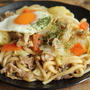 冷凍うどんと麺つゆで簡単焼きうどん