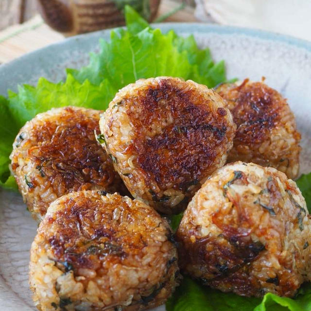 【香ばし醤油のたぬき焼きおにぎり】冷凍よりおいしい！コツ満載