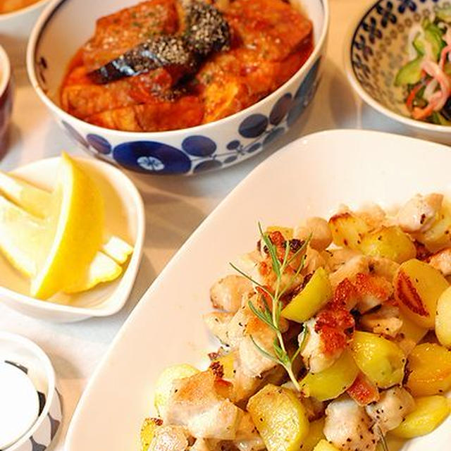 310円＊厚揚げ＆鶏胸でボリューム定食