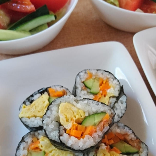 のり巻き朝食