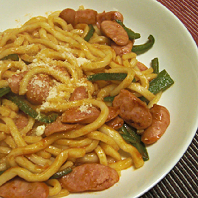 うどんナポリタン