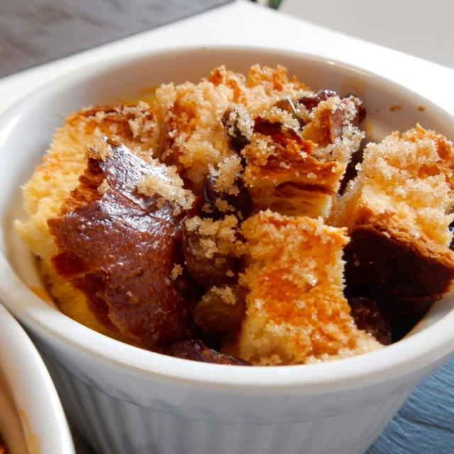 Bread Pudding  英国のパン プディング : Pouding au pain