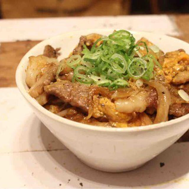 【recipe】ステーキの卵とじ丼／ビアガーデン