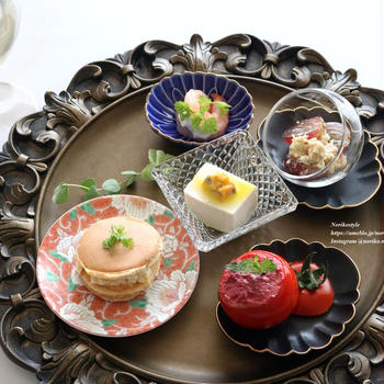 豆皿で愉しむチーズおつまみ