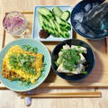 作ってみました　納豆オムレツとか