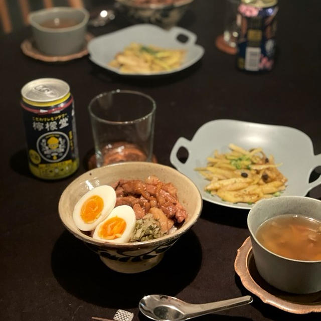 冷蔵庫の残り野菜が大根とじゃがいもしかなかいのに、お買い物に行かなかった日の夜ごはんはこうなりました