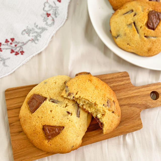 スタバ風 チョコチャンククッキー By さちゃんさん レシピブログ 料理ブログのレシピ満載