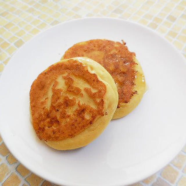 大豆粉でグルテンフリーパンケーキ♪