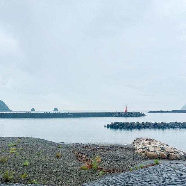 雨の日の四万十川沈下橋