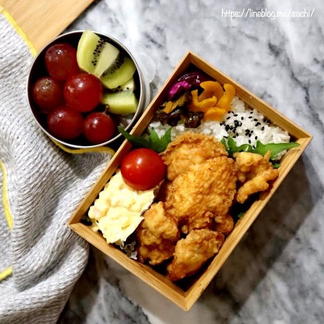 息子の＊チキン南蛮弁当♡【#お弁当#チキン南蛮】