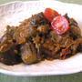 レンズ豆となすの和風カレー