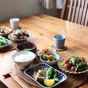 さばの竜田揚げ。ひじきのサラダ・献立。