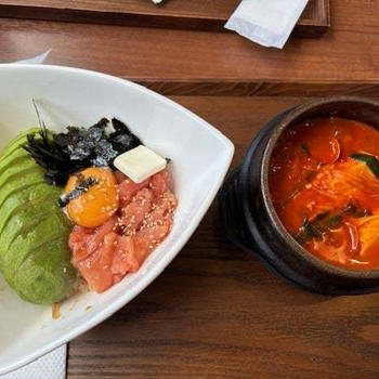 韓国料理のランチ