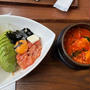 韓国料理のランチ