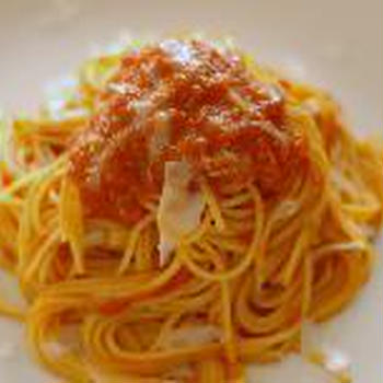 かんたんトマトパスタ　　　