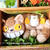ネコバスのキャラ弁　Catbus Totoro Bento