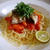サンマのフレッシュトマトソースパスタ