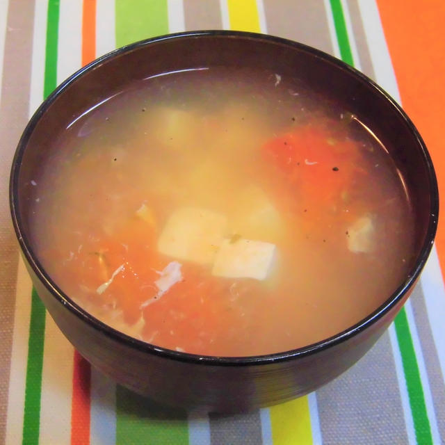 くもりときどき雪　　とまとのスープ
