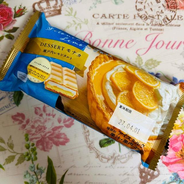 暫定1位！シャトレーゼ DESSERTモナカ 瀬戸内レモンタルト