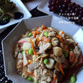 【豆腐レシピ】日曜日♡とチャンポン風シーフード炒り豆腐