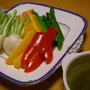 たっぷり野菜にバーニャカウダ
